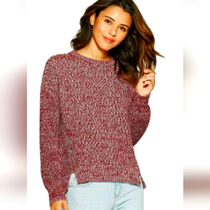 BURGUNDY UNIVERSAL THREAD PERFECT FOR FALL ‎  Eco Friendly Long Sleeve Sweater